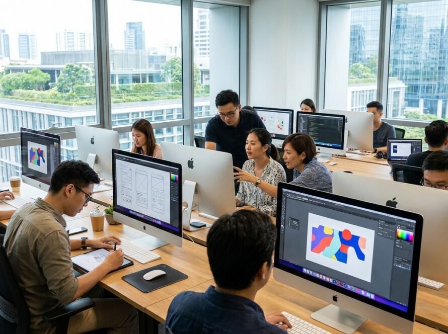 Photo web design agency Singapore