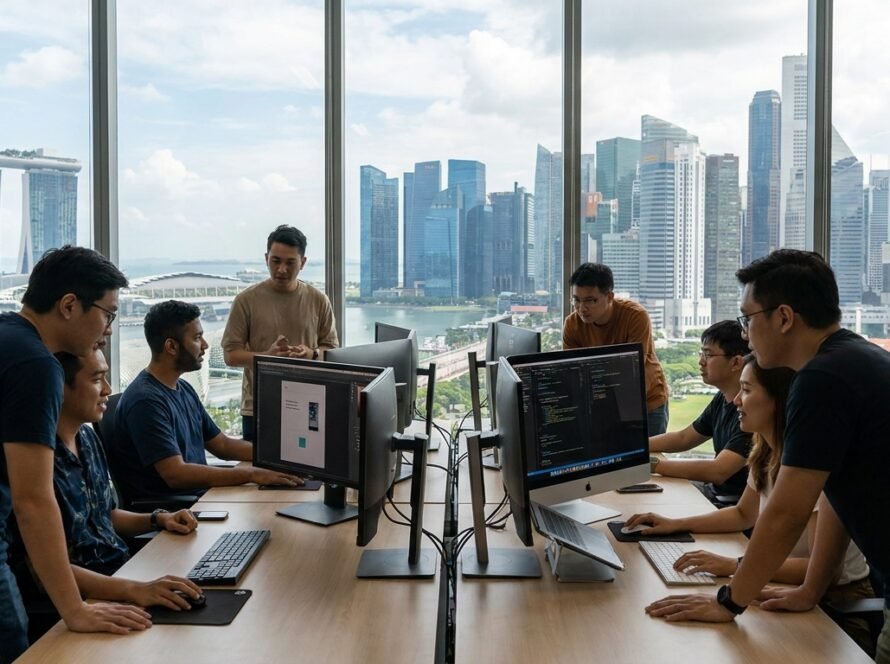 Photo web design Singapore