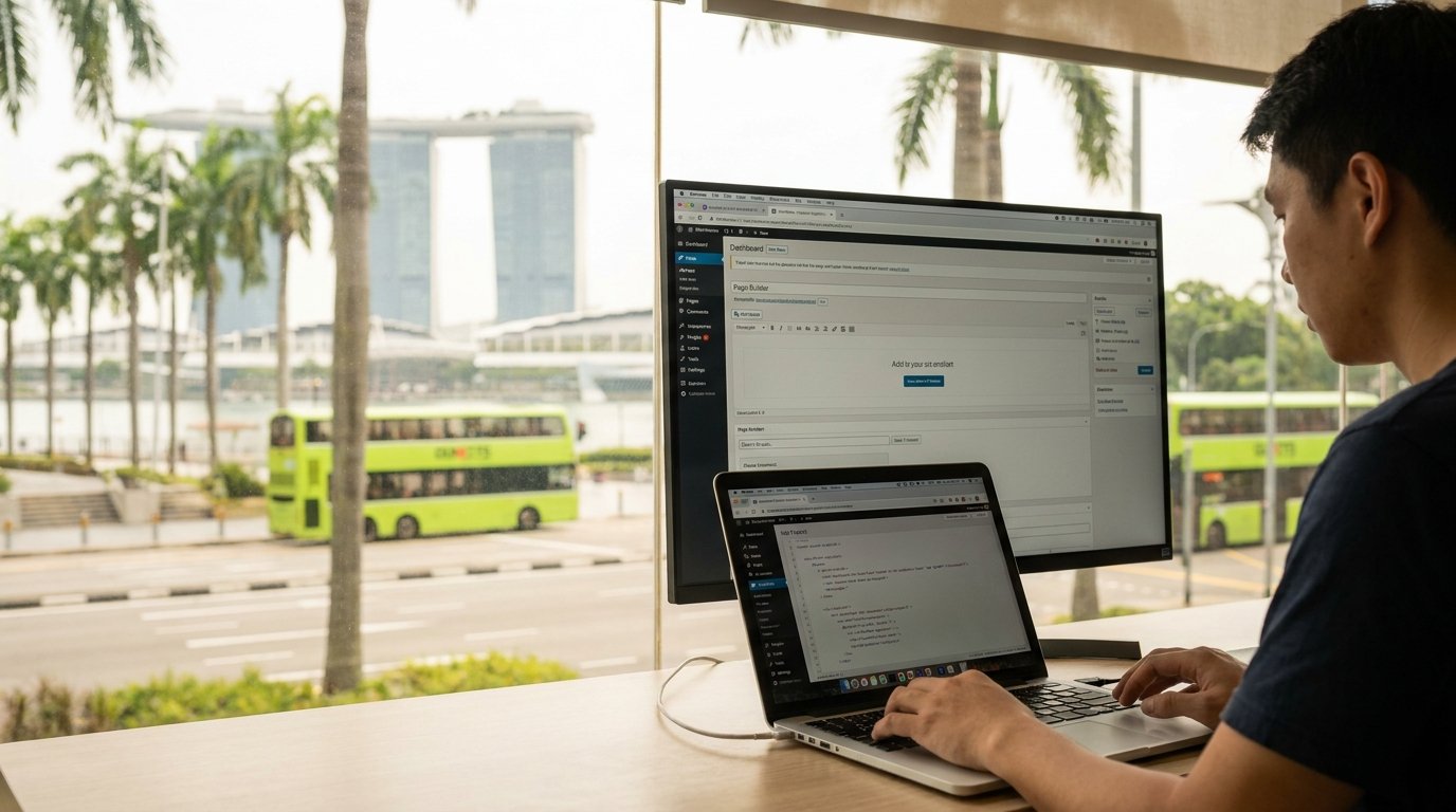 Photo WordPress website Singapore