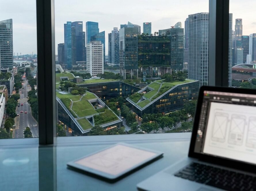 Photo web design Singapore