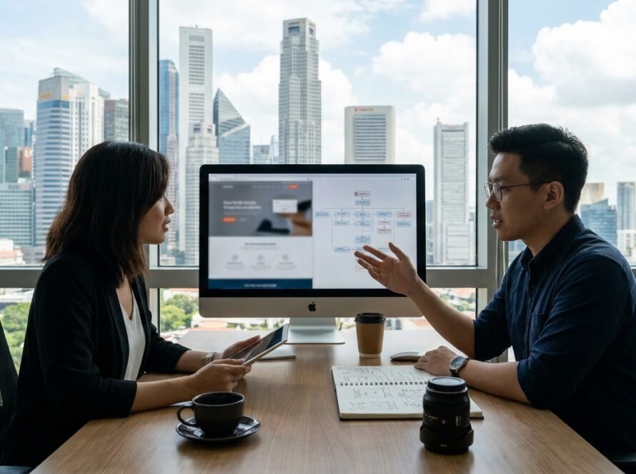 Photo web design pricing Singapore