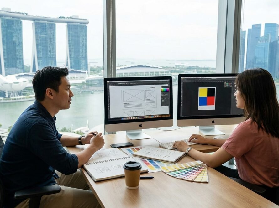 Photo web design Singapore