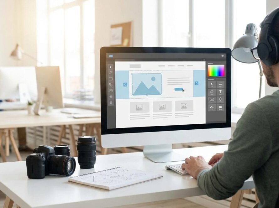 Photo website builder
