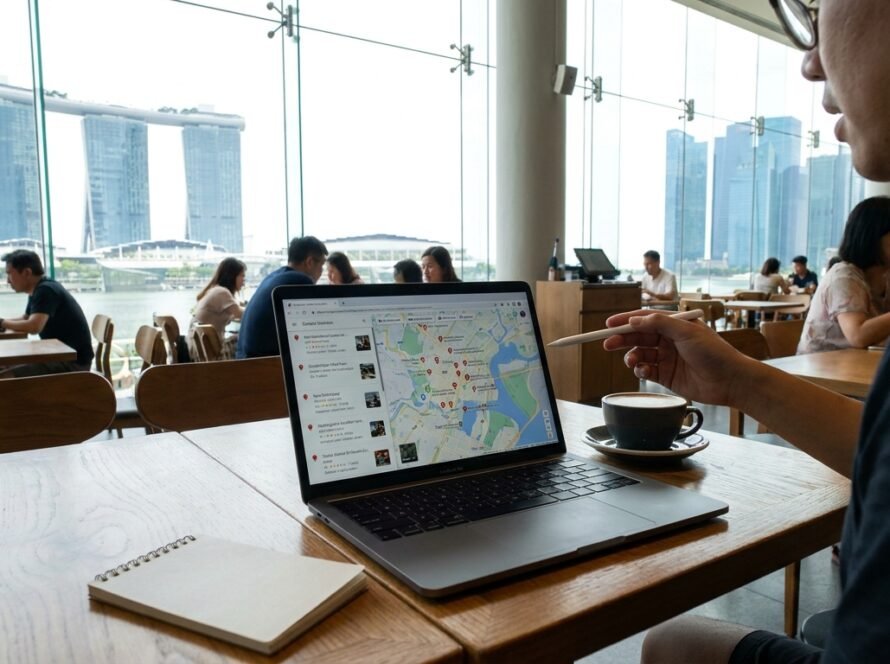 Photo Google My Business optimisation Singapore