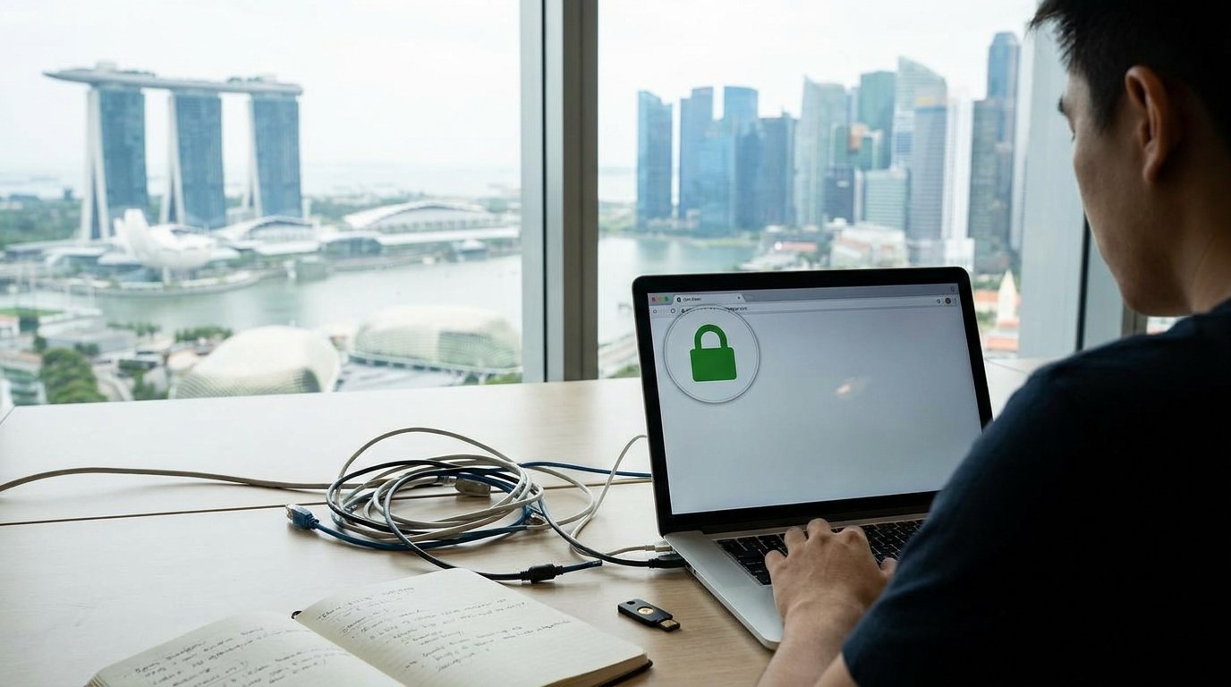 Photo SSL certificate Singapore website security